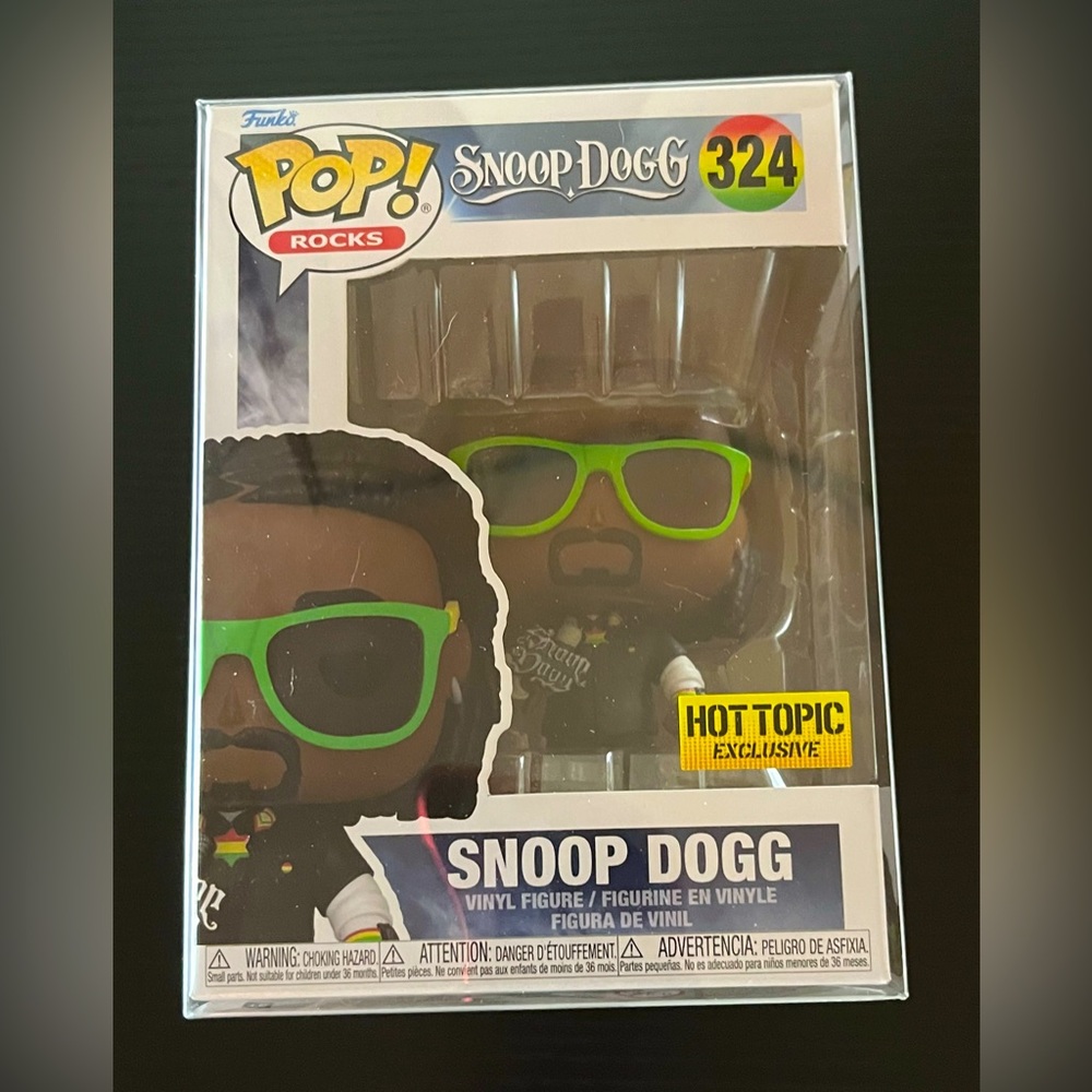 2023 New In Box Snoop Dogg Funko Pop #324
"Hot Topic Exclusive" Vinyl Figure